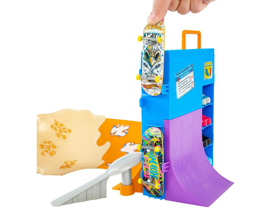 Skate Park Deskorolka Rampa  Zabawka Finger Skateboard Hot Wheels ZA5987