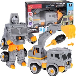 EXCAVATOR - ROBOT 2 in 1 Construction vehicle that transforms into a robot ZA4704 A