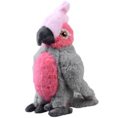 Mascot parrot pink cockatoo 22cm 13841
