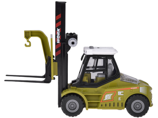 FORKLIFT with moving forks + light and sound effects ZA5978