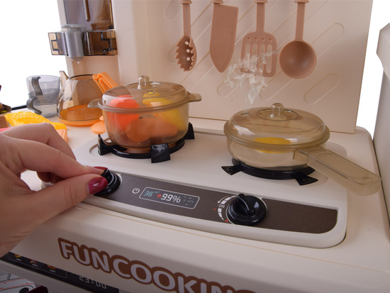 Interactive bright kitchen for children + effects: light and sound pair ZA5766