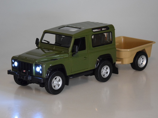 Rastar remote-controlled car Land Rover Defender 1:14 remote control with lights RC0712