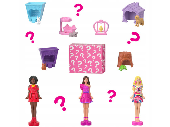 Mattel Mini Barbie Land Dollhouse + Doll and Pet + Accessories ZA6039 C