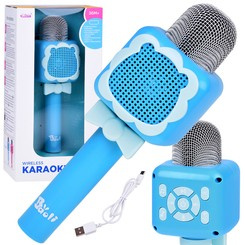 Bezprzewodowy Mikrofon dla dzieci KARAOKE nagrywanie Bluetooth IN0168