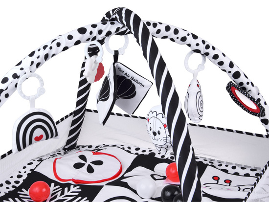 Contrasting educational mat playpen + balls rustling book ZA5826