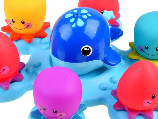 Whale and octopus Bath toy ZA3378