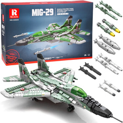 Klocki techniczne Samolot myśliwski dalekiego zasięgu MIG-29 1290ele ZA5800