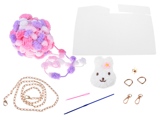 DIY Creative Kit - Fluffy Pom Pom BAG ZA5814