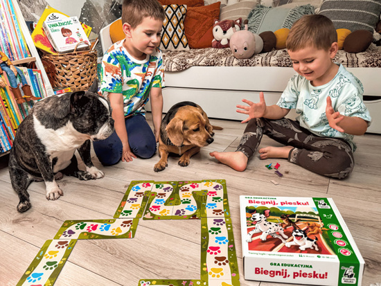 Kapitan Nauka Biegnij, piesku! Gra edukacyjna - logika i spostrzegawczość GR0734