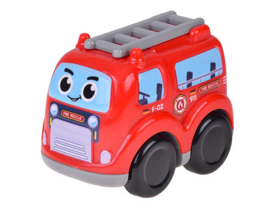 Set of car garage with driveway FIRE BRIGADE + fire truck ZA5691
