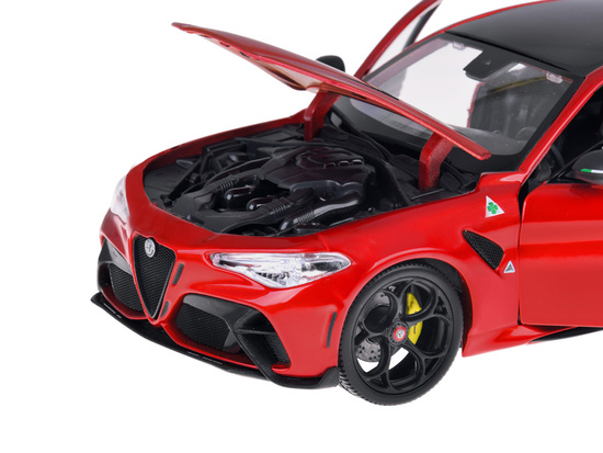 Alfa Romeo Giulia GTAm Quadrifoglio licensed red 1:18 ZA5991 model