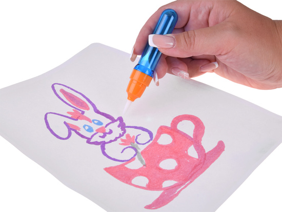 Color Draw Water Brush – Water Painting Set with Stamps ZA5768