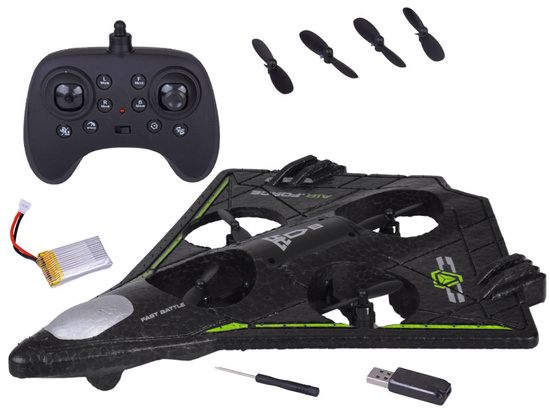 Remote Controlled Lightweight Drone with LED Effects and 360° Stunts RC0751