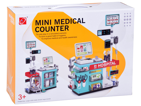 Small doctor large health center clinic pharmacy doctor hospital ZA6010