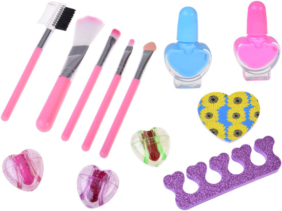 Large makeup set - a charming box with cosmetics and jewelry ZA5693