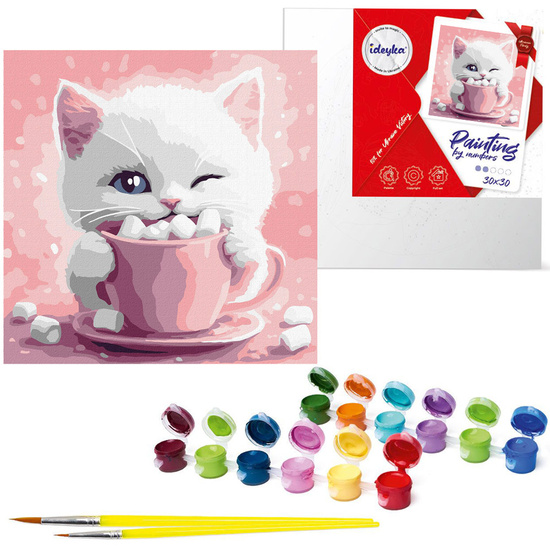 Painting by numbers 30x30cm KHO6716 Cocoa for a cat AP0089