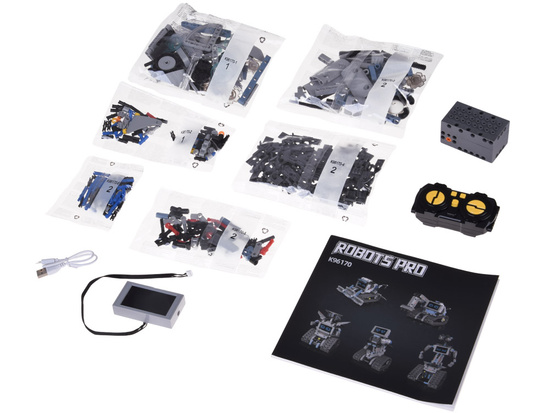 5-in-1 Remote Controlled Building Blocks - Build ROBOTS and Bring Them to Life! RC0742