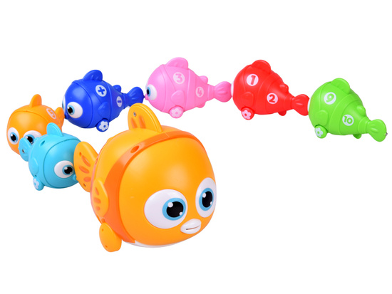 Interactive FISH FAMILY Set + fishing rod and magnet fishing ZA6016