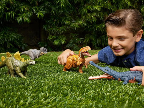 Mattel Jurassic World Dinosaur Hesperosaurus Wild Roaring Posable Figures ZA6053