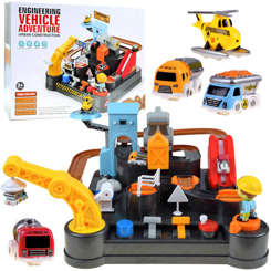 Construction site track sound construction vehicles ZA3179