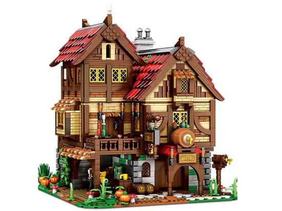BIG COTTAGE Medieval inn for knights 2868-pieces ZA5803