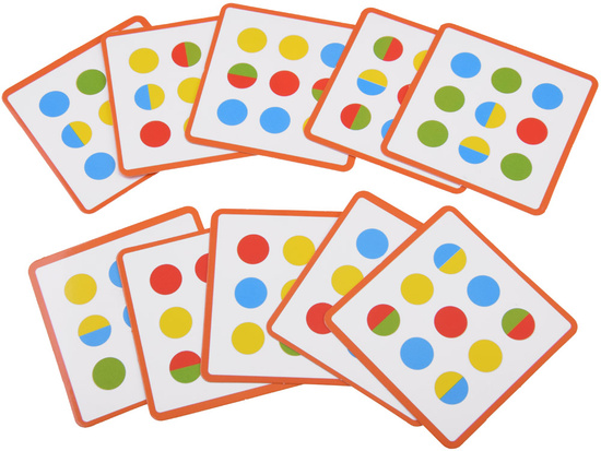 Puzzle game for observation and concentration, colorful patterns GR0761
