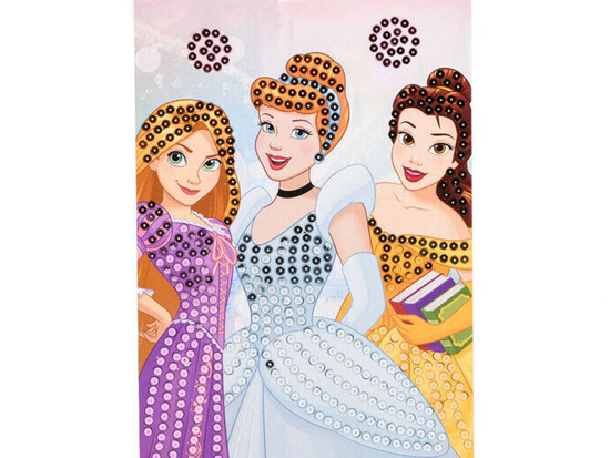 Disney Princess Princesses Creative Diamond Cutting Paper ZA5130