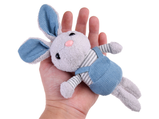 Rabbit in shorts keychain Plush mascot pendant ZA4775