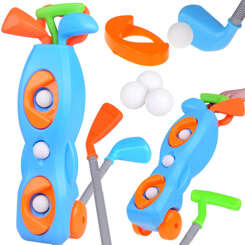 Mini Golf set + stand on wheels and accessories SP0765