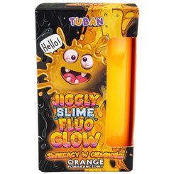 Tuban Jiggle Slime Fluo glow orange glow in the dark 430g ZA5654