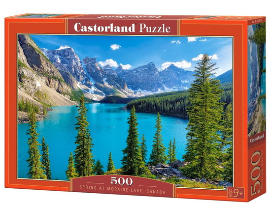 500-piece puzzle Spring at Moraine Lake, Canada B-53810