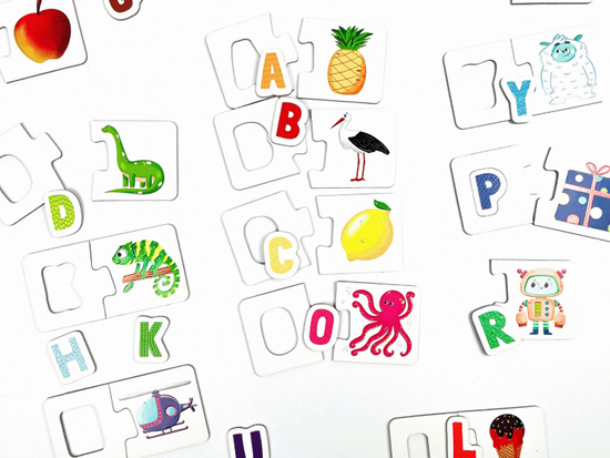 Captain Science Sensory Puzzle Letters - I touch, arrange and learn ZA6086