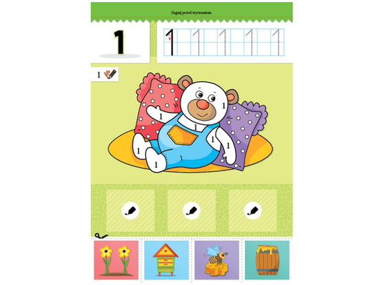 Aksjomat Zeszyt Poznaj cyferki Koloruję i wycinam KS0501