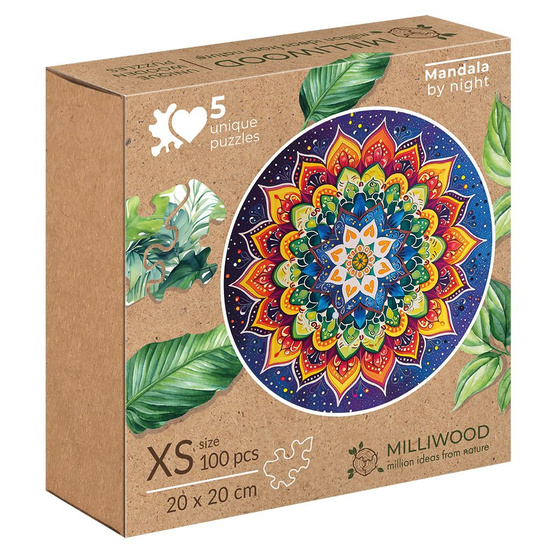 Alexander Night Mandala - wooden puzzle 100 pieces ZA6078