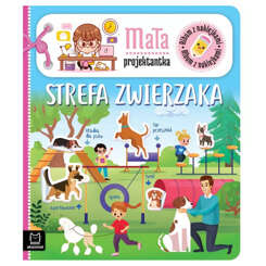 Aksjomat Mała projektantka. Strefa zwierzaka. Książka z naklejkami KS0893