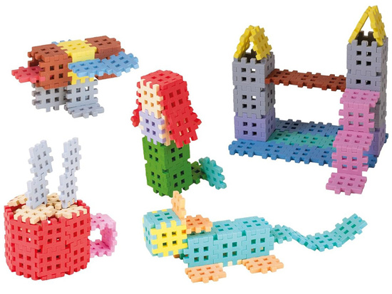 Waffle mini blocks - Pastel 300 pieces ZA4895