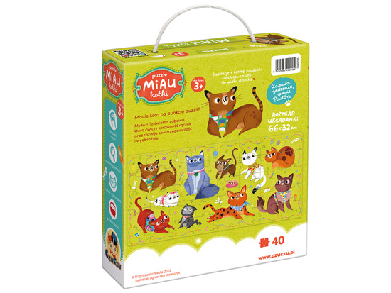 CzuCzu Puzzle Miau Kotki 40 el. ZA4598