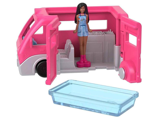Mattel Mini Barbie Land Tourist Doll + Camper Van ZA6038 C