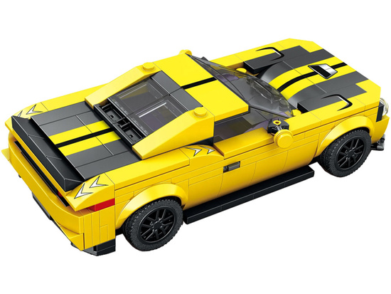 Technical blocks 319-pieces + stickers Yellow Sports Car ZA5260