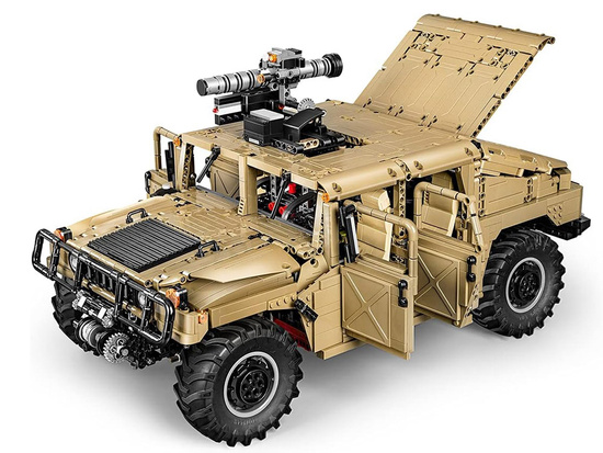 Set of 3935 blocks Military vehicle Humvee 1:8 movable elements ZA5252