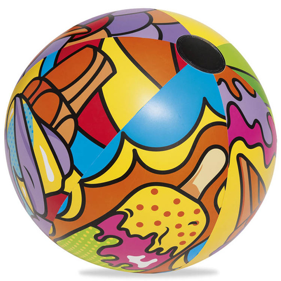 Bestway Dmuchana piłka plażowa KOLOROWA duża aż 91cm 31044