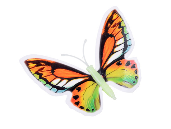 Magical Fluorescent Butterflies and Stars – Glowing Stickers ZA5681