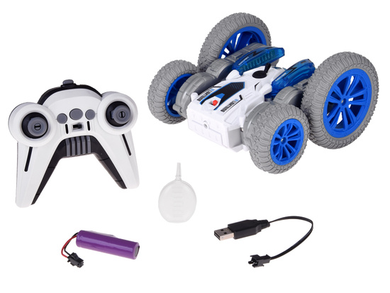 Zdalnie sterowane SUPER SZYBKIE auto STUNT - para wodna i światło RC0729