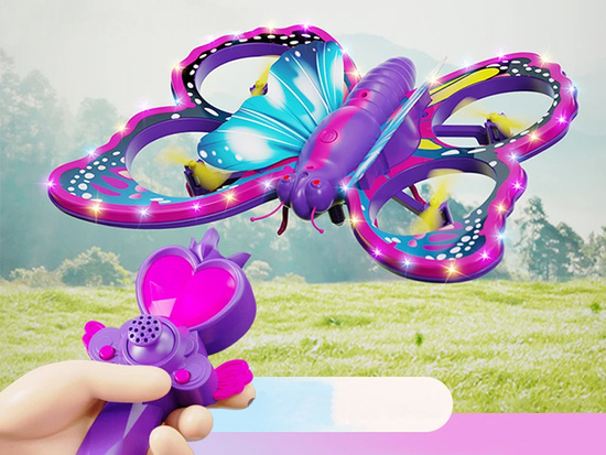 Fabulously Colorful Butterfly Drone Controlled by Magic Wand RC0727