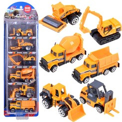 Set of 6 metal construction vehicles ZA3505