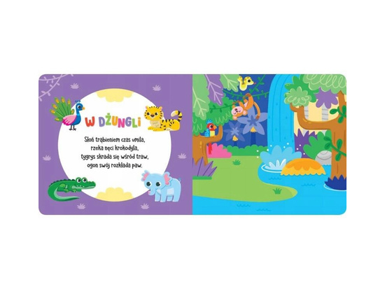 Aksjomat Sensory Book Animals Felt Stickers Poems KS1007