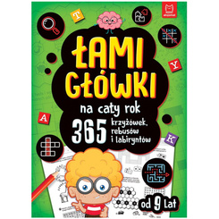 Aksjomat Łamigłówki na cały rok. 365 krzyżówek, rebusów i labiryntów KS1084