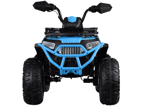 Large battery-powered quad bike for children 4x4, gas in the handle, shock absorber PA0315