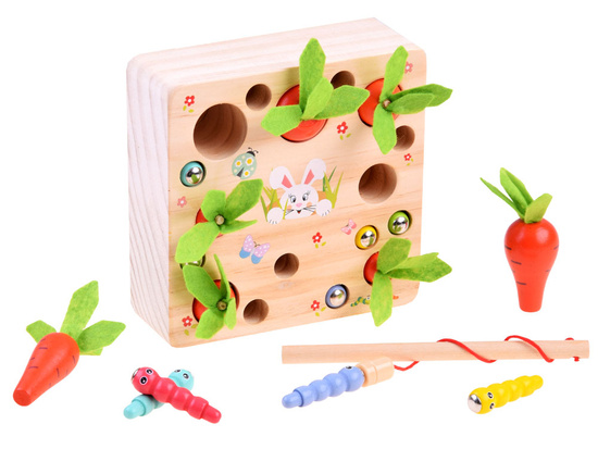 Wooden game match CARROTS AND WORKERS ZA3818