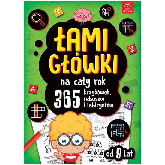 Aksjomat Łamigłówki na cały rok. 365 krzyżówek, rebusów i labiryntów KS1084